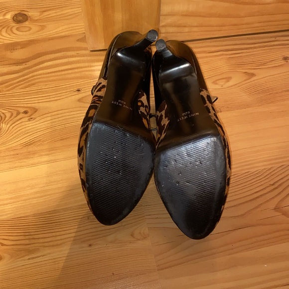 Nine West Leopard Print Mary Jane Heels - Picture 3 of 3